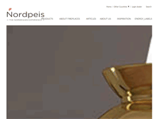 Tablet Screenshot of nordpeis.com